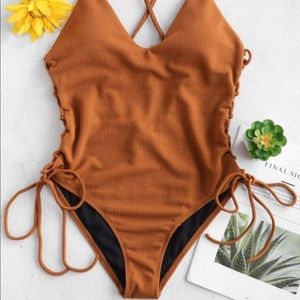 Brown swimsuit